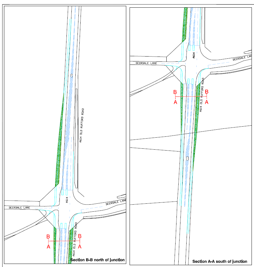 A614 junction improvements | Nottinghamshire County Council