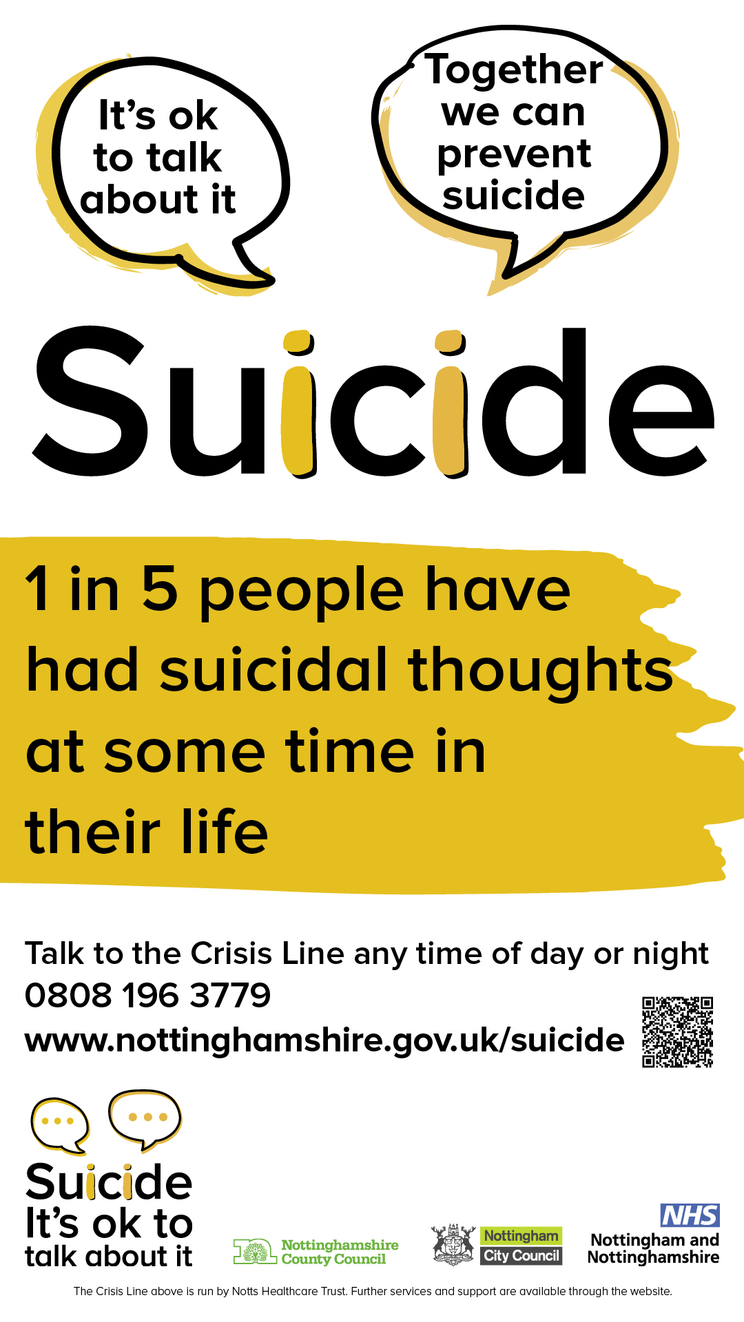 Suicide Prevention | Nottinghamshire County Council