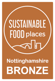 Sustainable Food Places Nottinghamshire Bronze Award