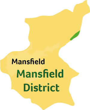 Map of Mansfield area